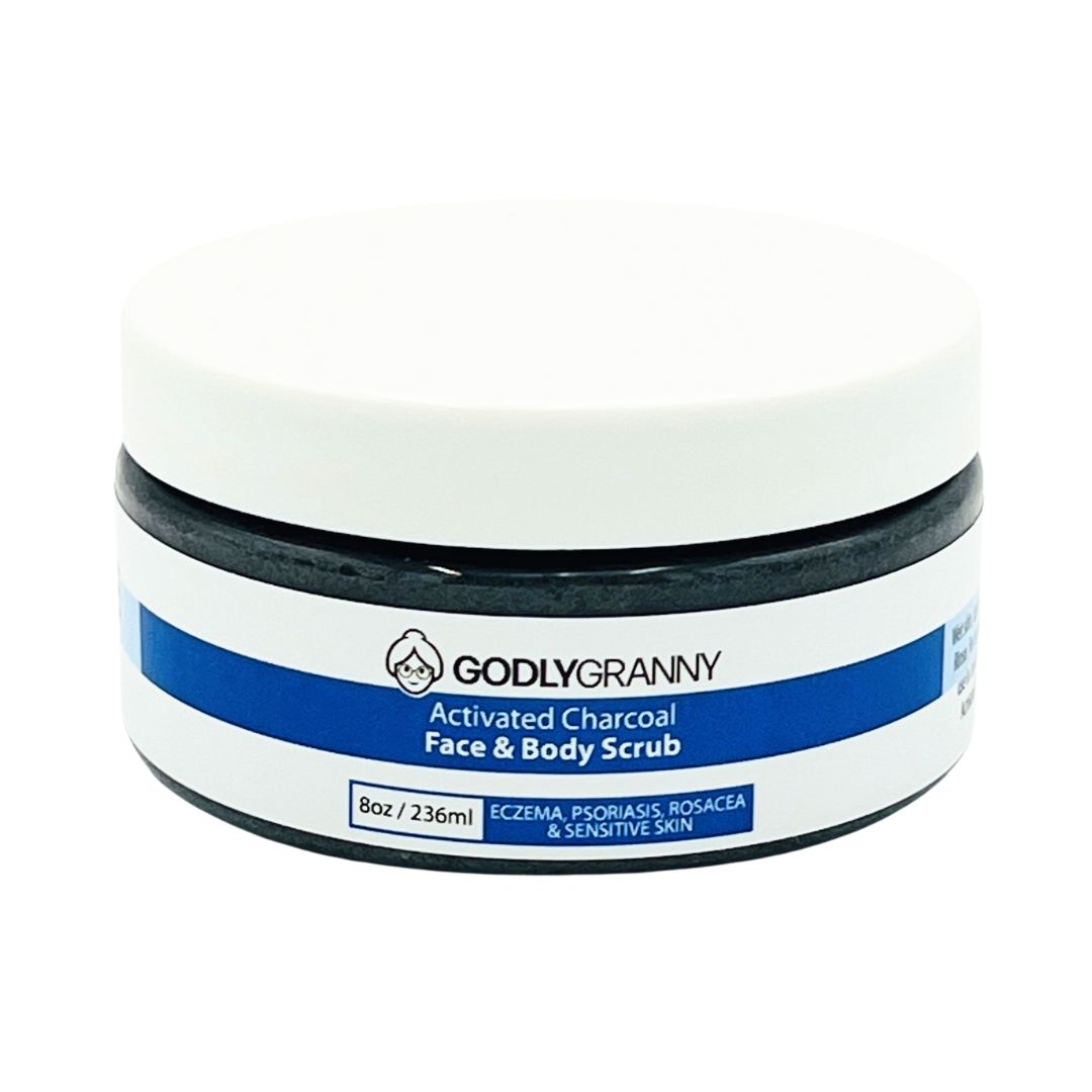 Activated Charcoal Face & Body Scrub