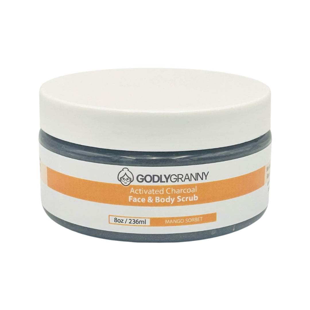 Activated Charcoal Face & Body Scrub