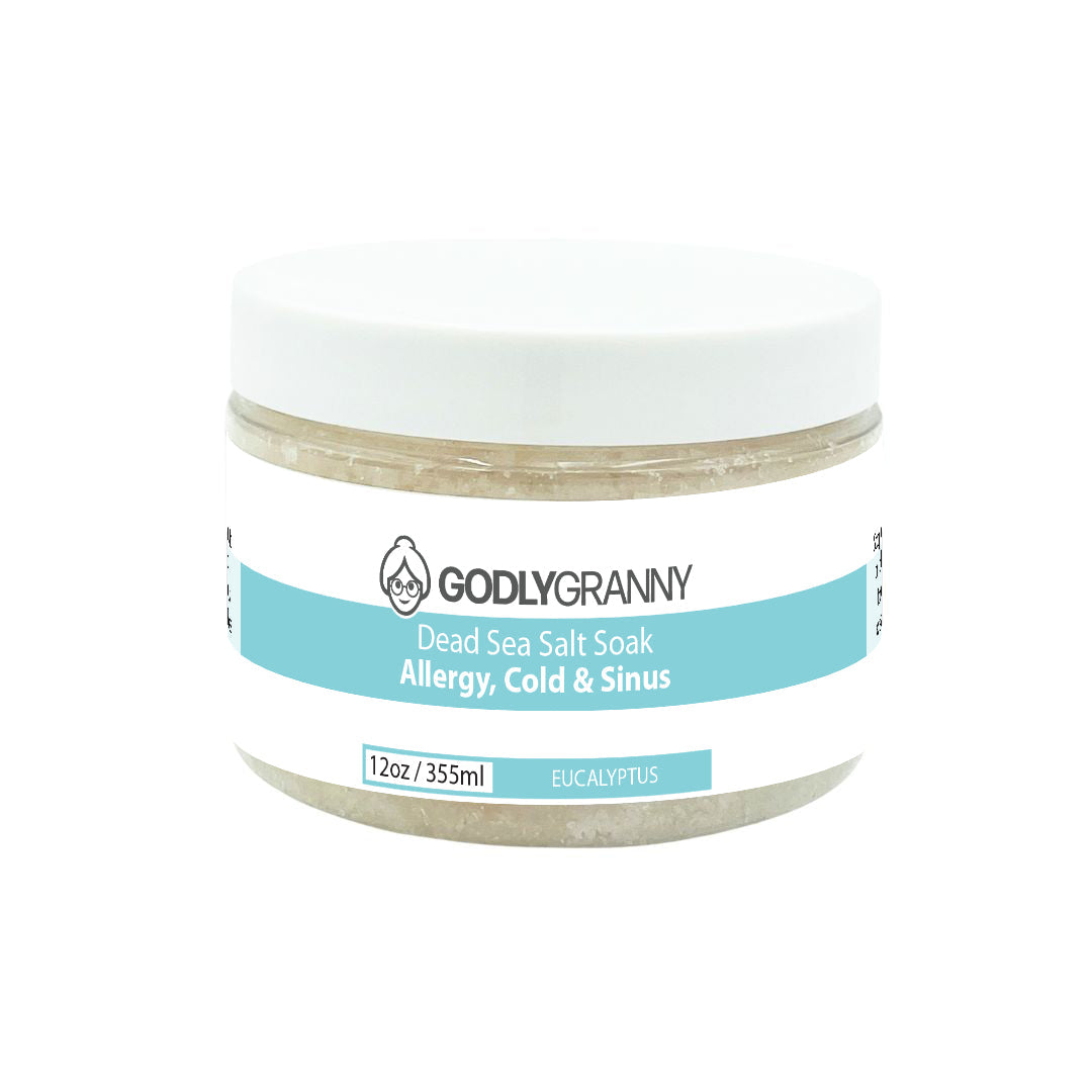 Dead Sea Salt Soak Allergy, Cold & Sinus (Eucalyptus)