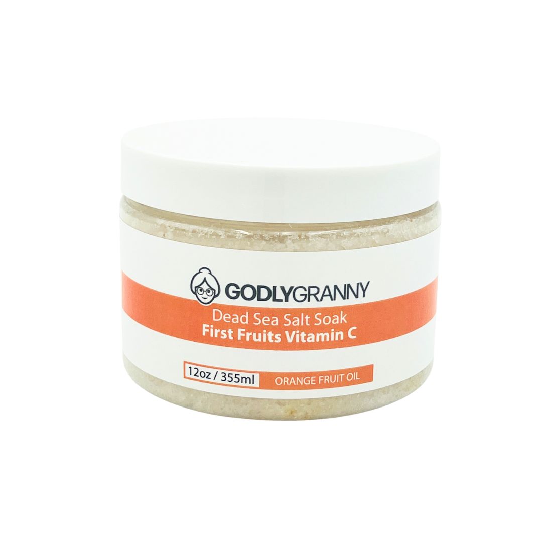 Dead Sea Salt Soak First Fruits Vitamin C