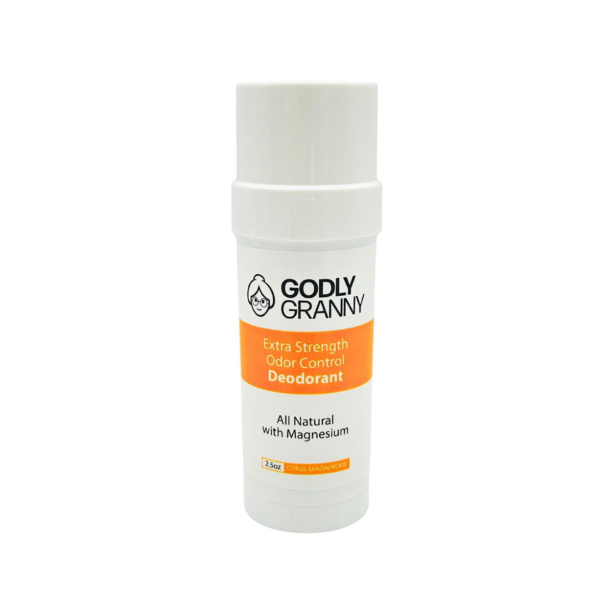 Extra Strength Odor Control Deodorant with Magnesium (Citrus Sandalwood)