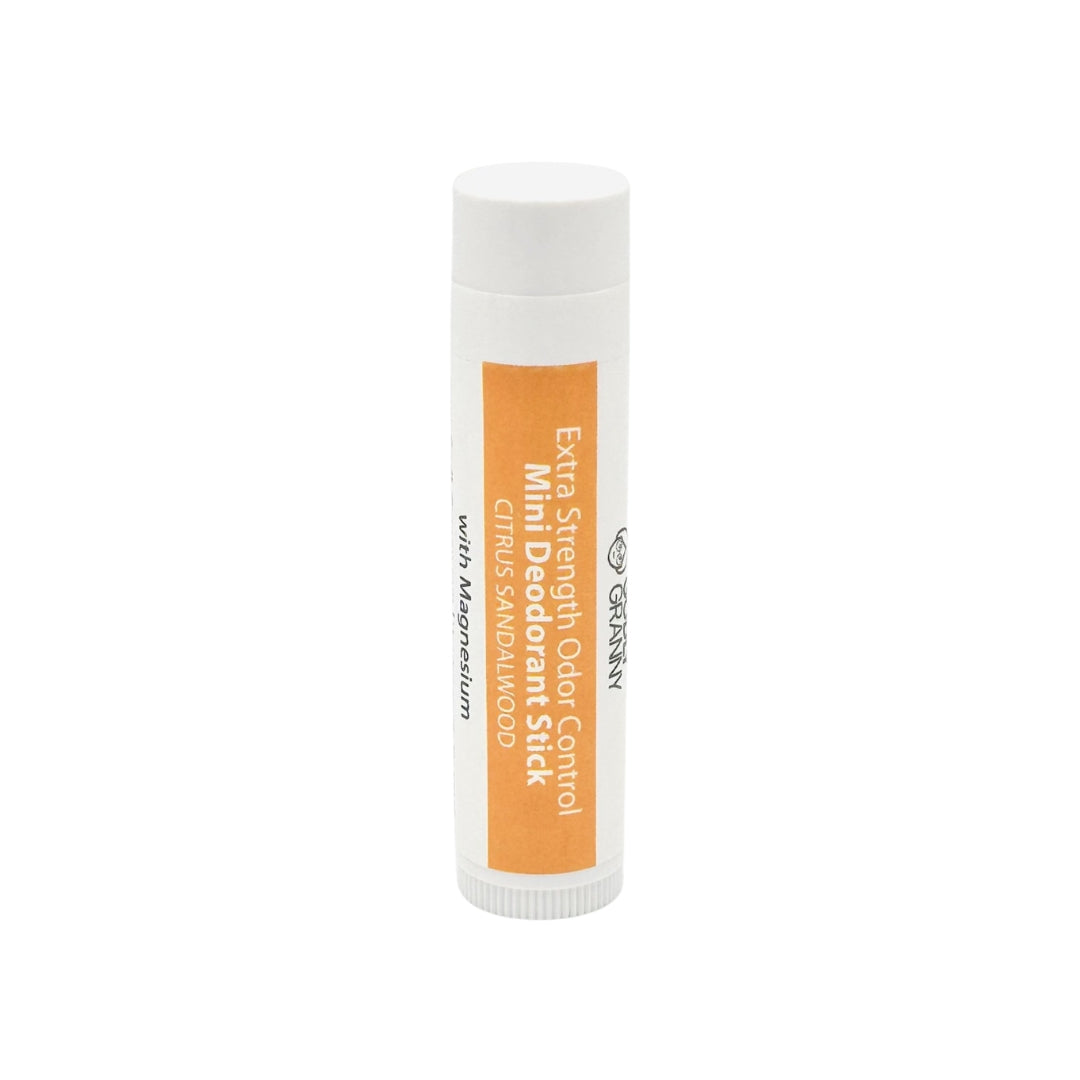 Extra Strength Odor Control Mini Deodorant Stick with Magnesium—Citrus Sandalwood