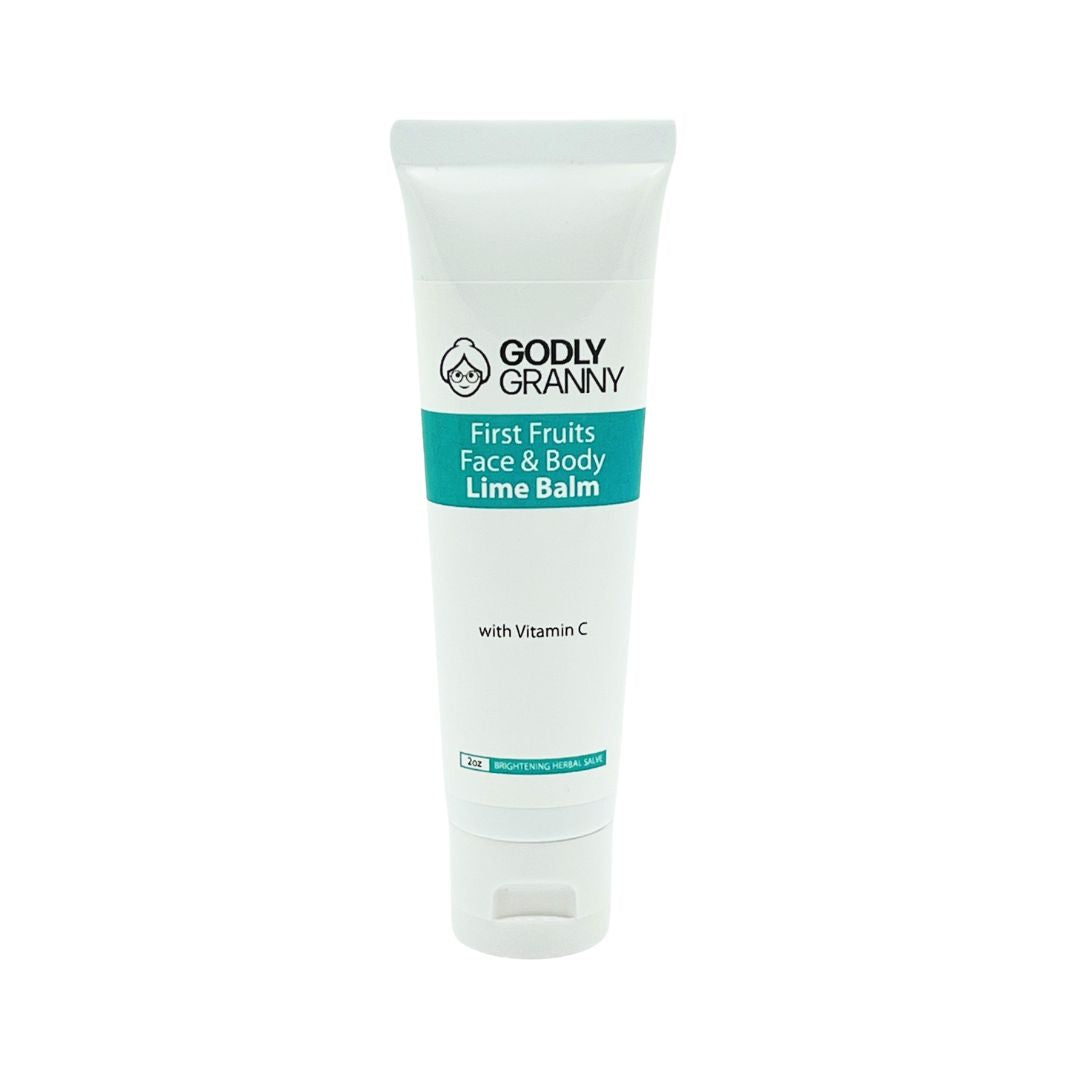 First Fruits Face & Body Lime Balm Brightening Herbal Salve