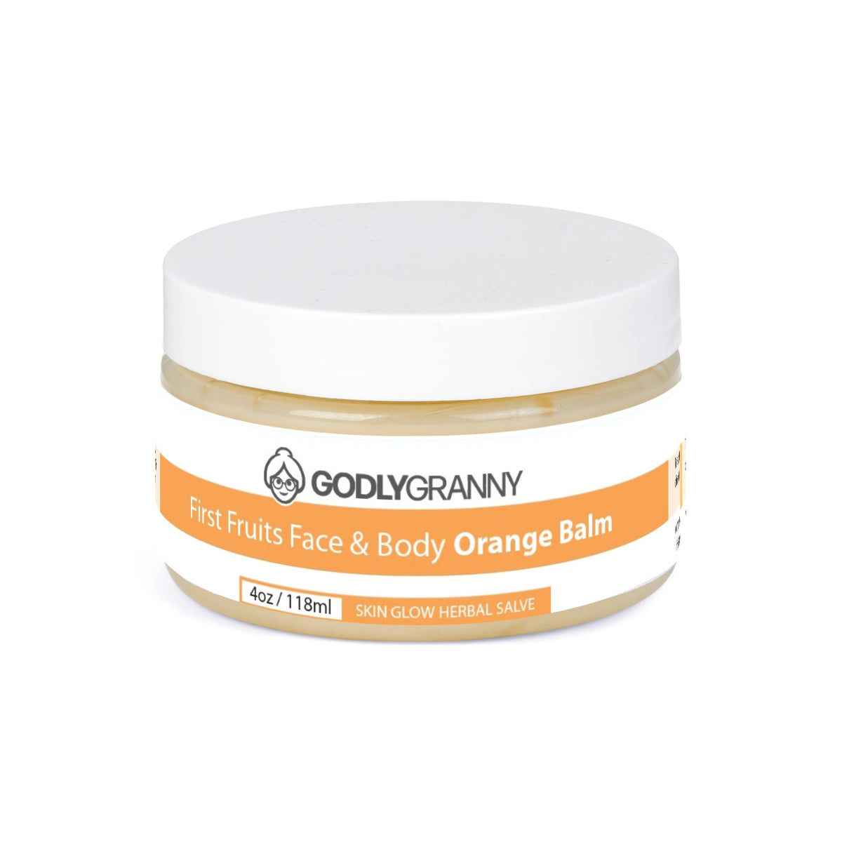 First Fruits Face & Body Orange Balm Skin Glow Herbal Salve