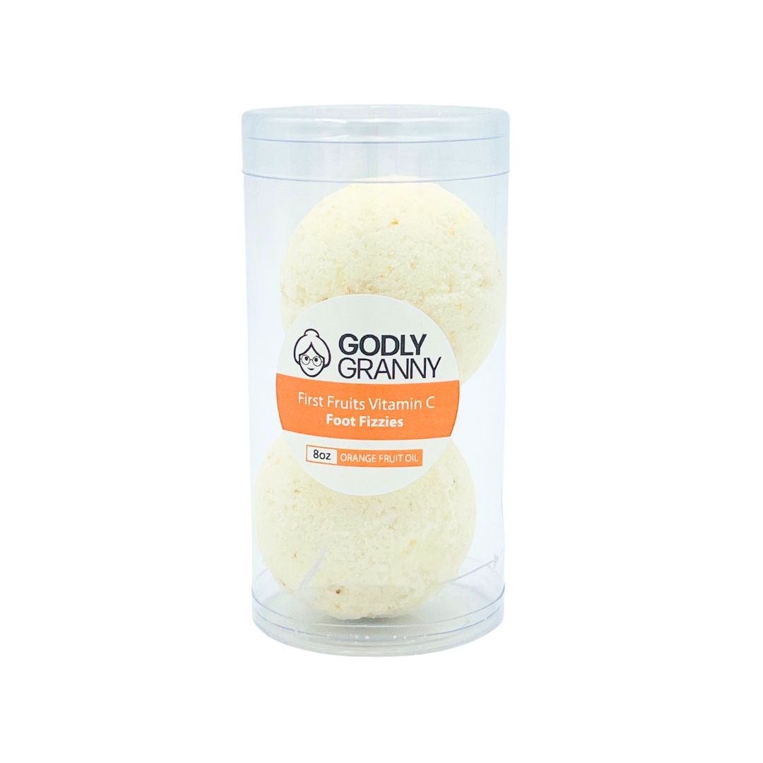 First Fruits Vitamin C Foot Fizzies (Orange Fruit Oil)