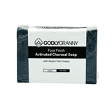 Foot Fresh Activated Charcoal Bar Soap with Apple Cider Vinegar (Tea Tree)