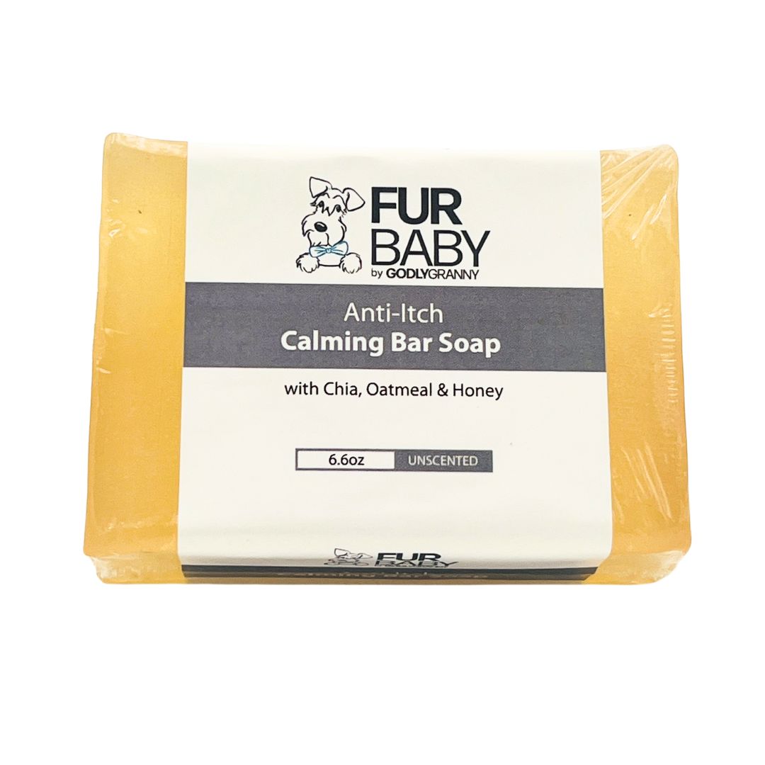 Fur Baby: Anti-Itch Calming Bar Soap with Chia, Oatmeal + Honey