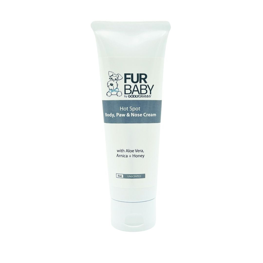 Fur Baby: Hot Spot Body, Paw, & Nose Cream with Aloe Vera, Arnica + Honey (Unscented)