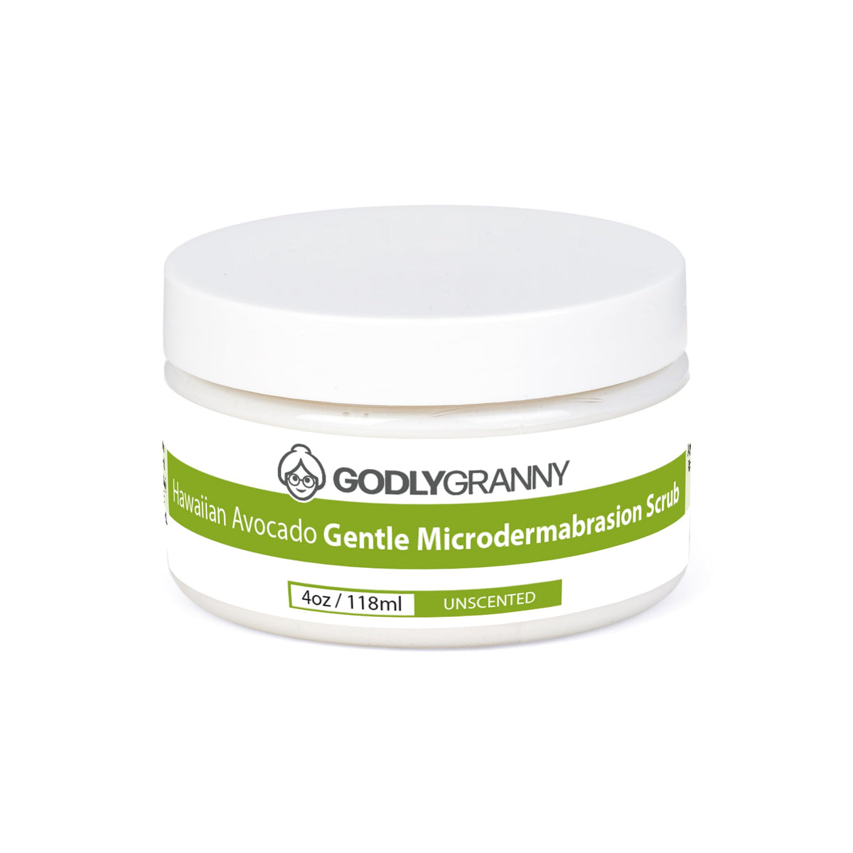 Hawaiian Avocado Gentle Microdermabrasion Scrub (Unscented)