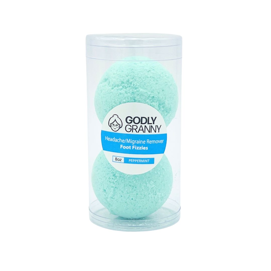 Headache/Migraine Remover Foot Fizzies (Peppermint)