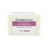 Magnesium Boost Stress Relief Bar Soap with Ashwagandha + Passion Flower (Lavender)