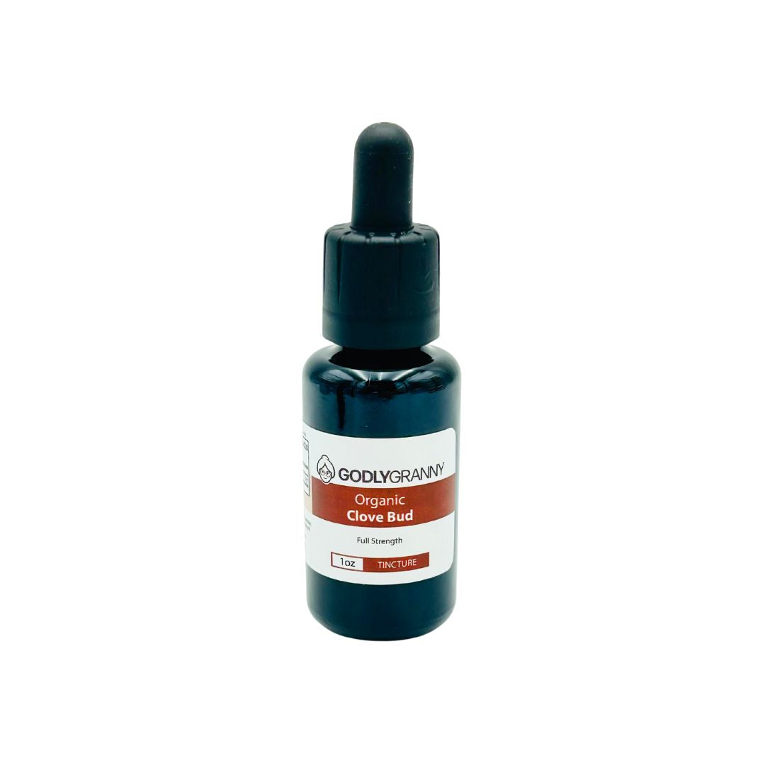 Organic Clove Bud Tincture—Full Strength