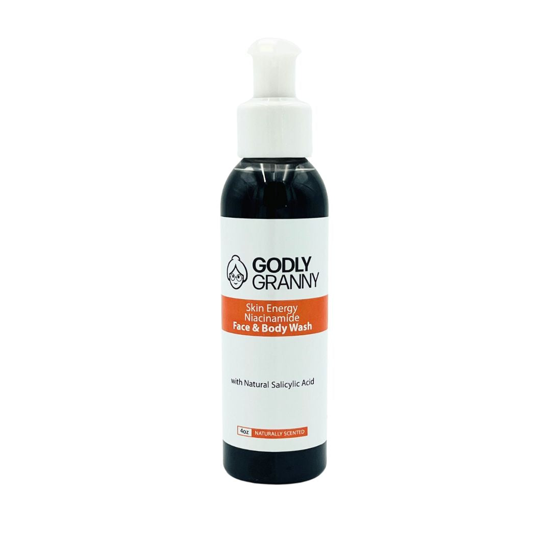 Skin Energy Niacinamide Face & Body Wash with Natural Salicylic Acid (Naturally Scented)