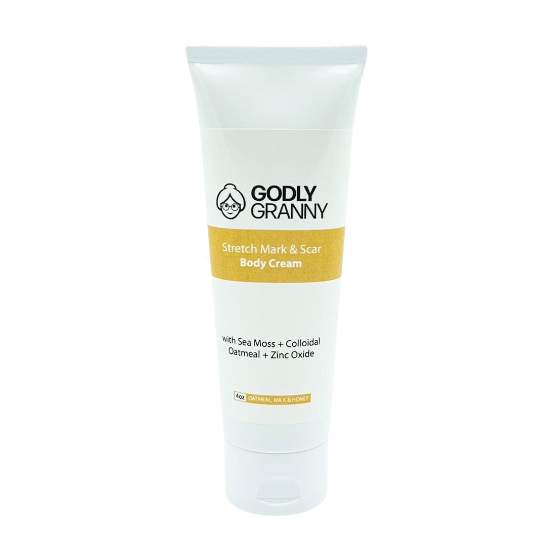 Stretch Mark & Scar Body Cream with Sea Moss + Colloidal Oatmeal + Zinc Oxide