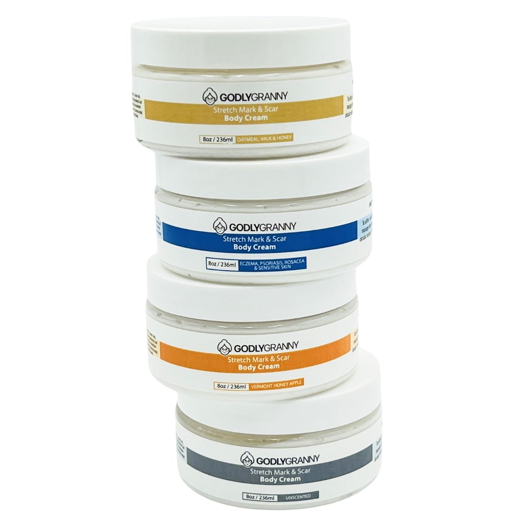 Stretch Mark & Scar Body Cream with Sea Moss + Colloidal Oatmeal + Zinc Oxide