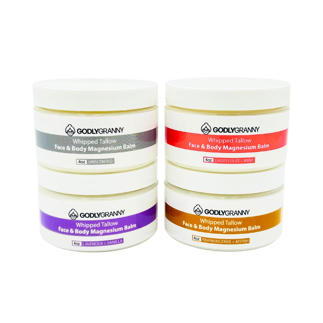 Whipped Tallow Face & Body Magnesium Balm