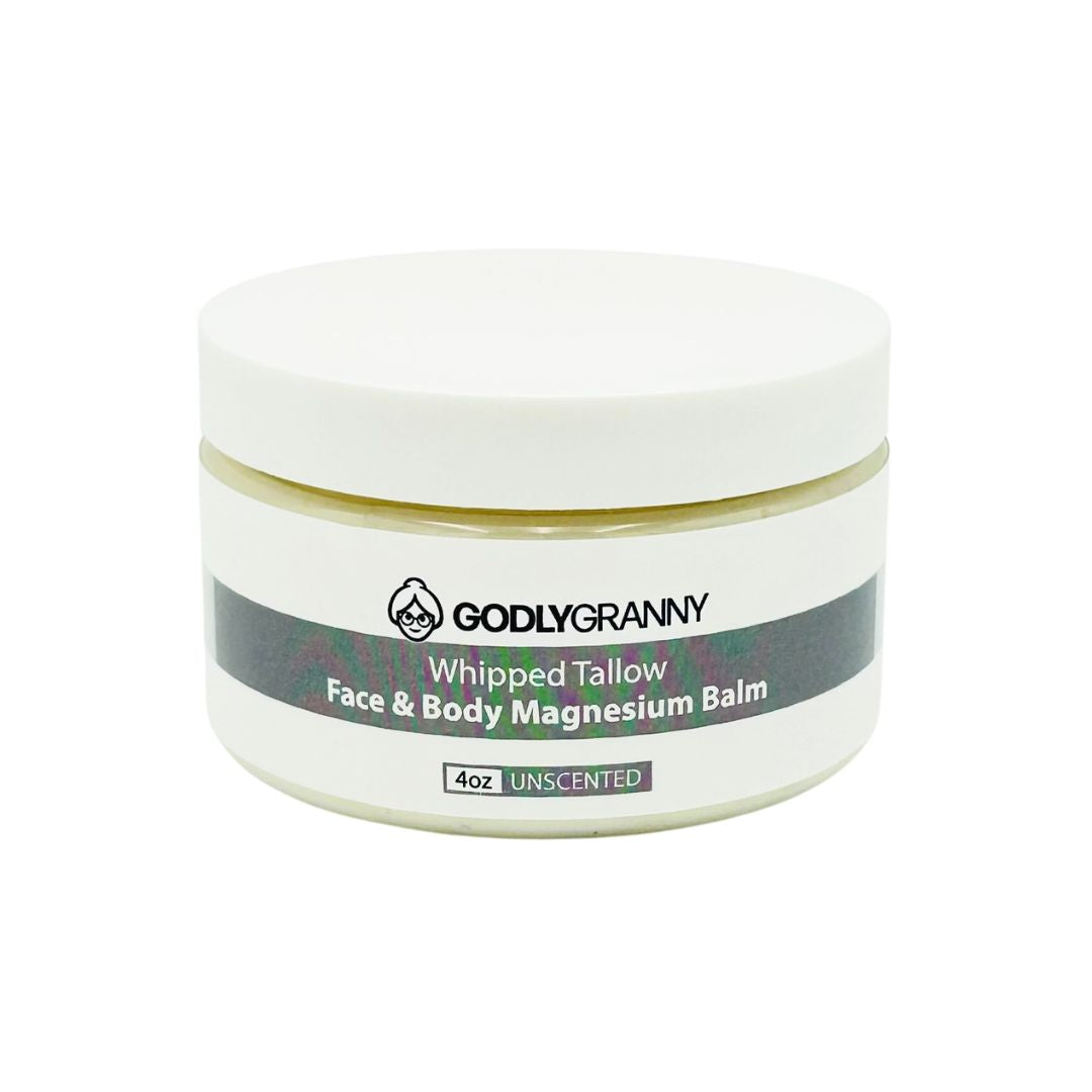 Whipped Tallow Face & Body Magnesium Balm