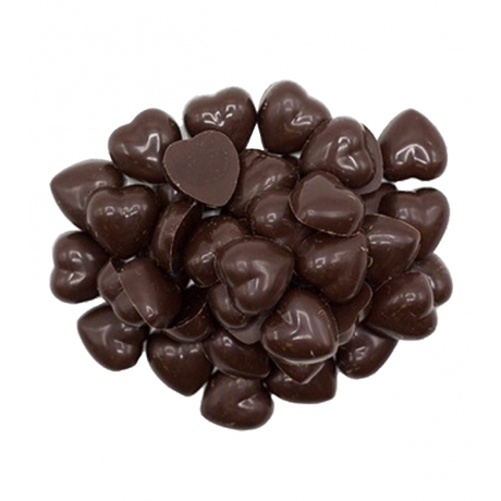 Raw Dark Chocolate Hearts - 100% Cacao