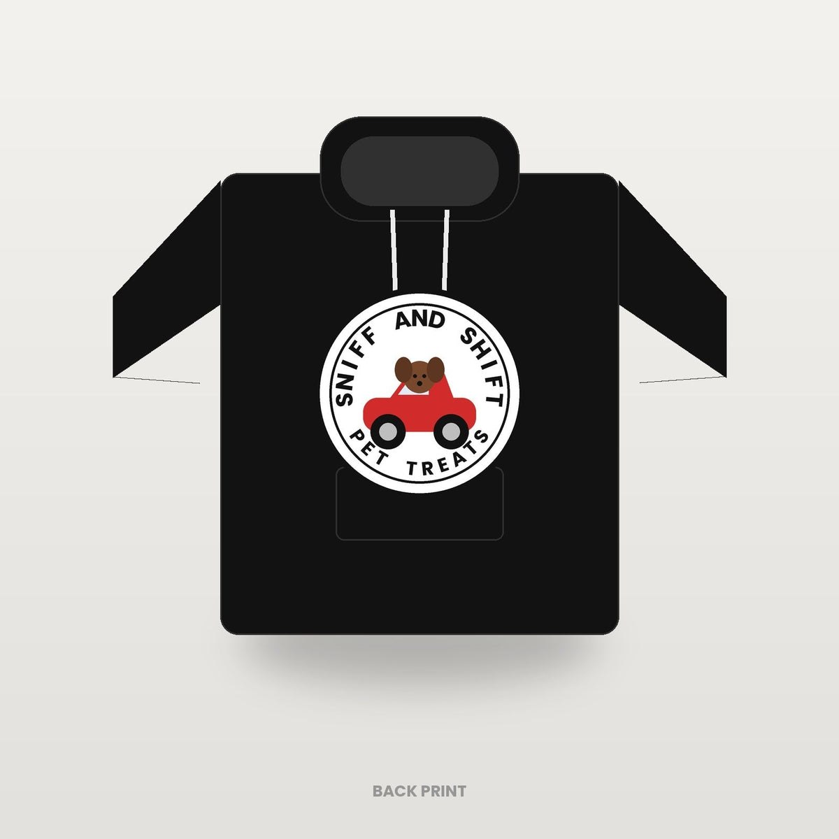 Sniff and Shift Circle-Logo Hoodie