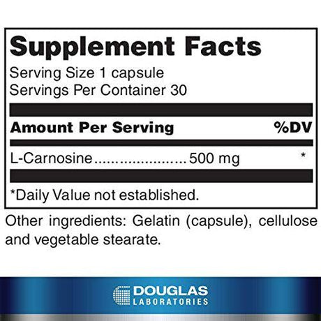 L-Carnosine 30 Capsules