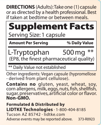 L-Tryptophan 500mg