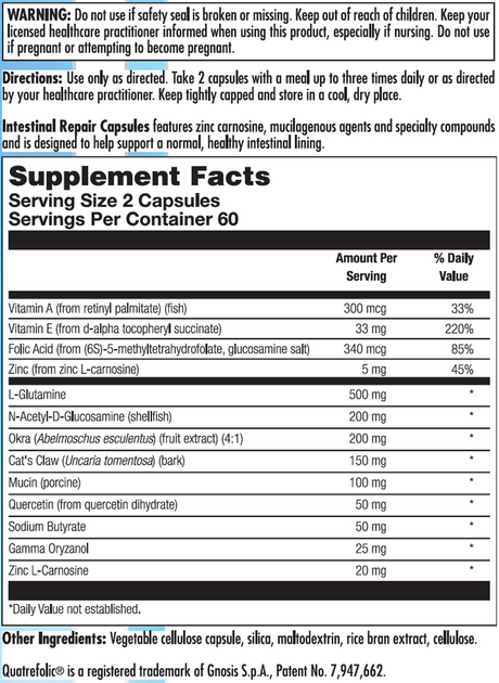 Intestinal Repair Capsules 120Capsules