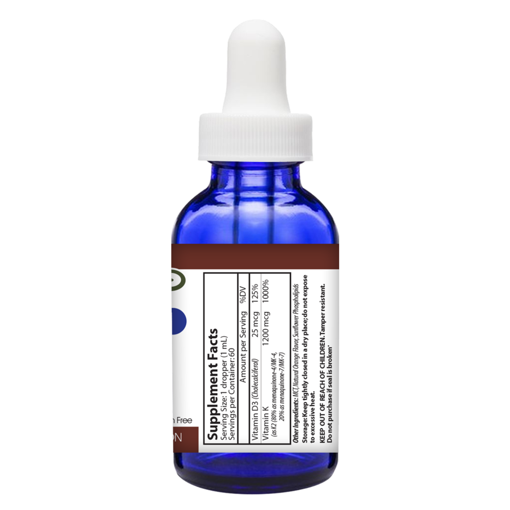 K2 (Liposomal) 2 Fl Oz Drops Orange