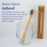 Nano Silver Kids Bamboo Toothbrush