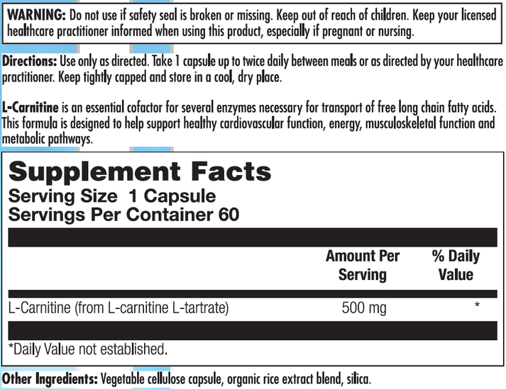 L-Carnitine 60Capsules