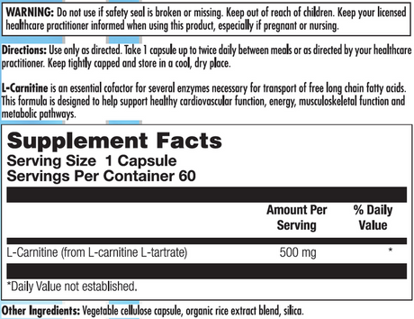 L-Carnitine 60Capsules