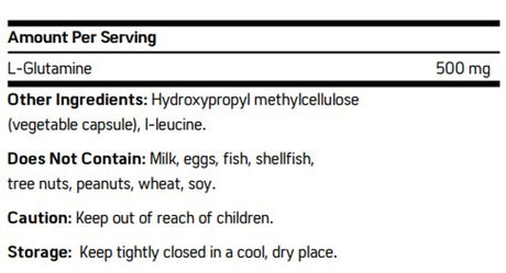 L-Glutamine 90 Veggie Caps