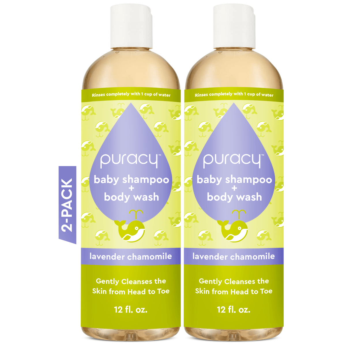 Puracy Baby Shampoo & Body Wash (Tear-Free)