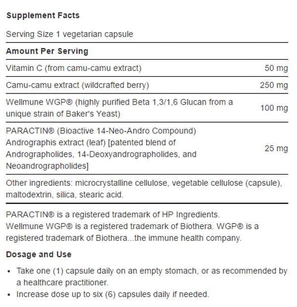 Immune Protect With Paractin 30 Veggie Caps