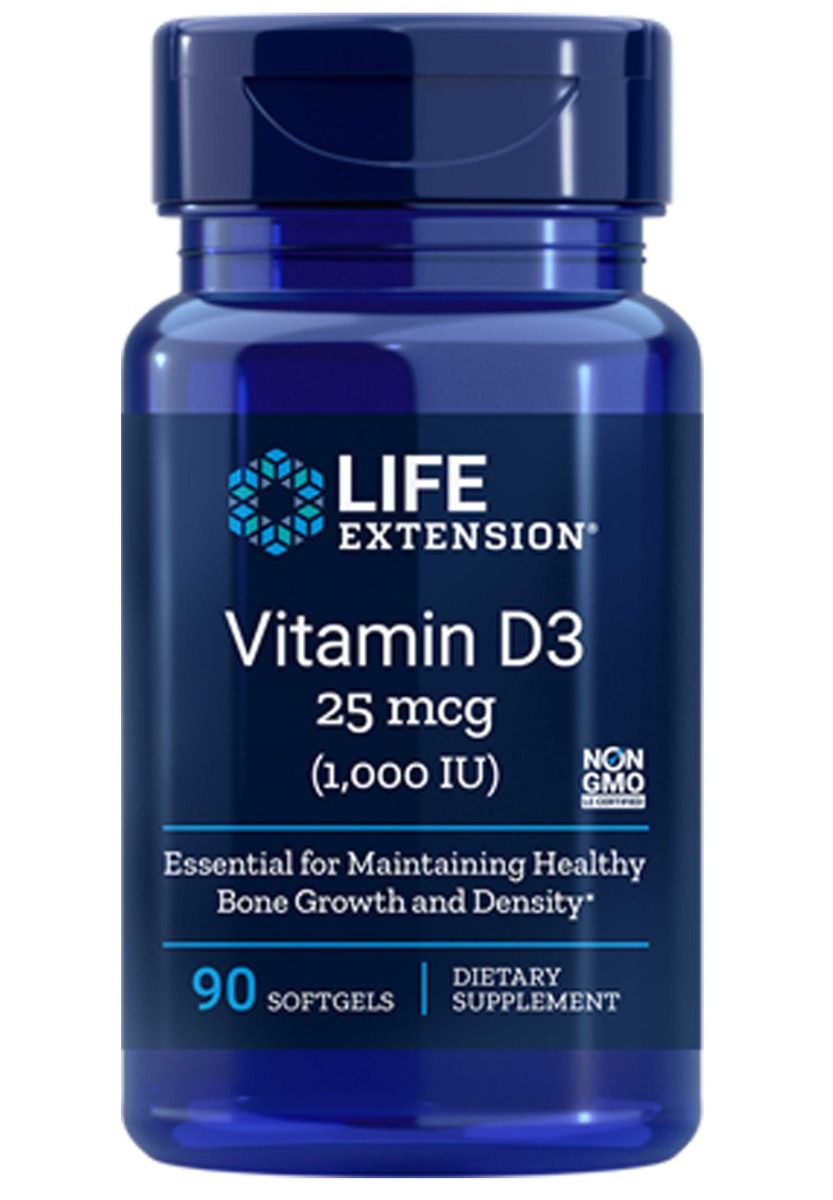 Vitamin D3 1000 IU 90 Softgels