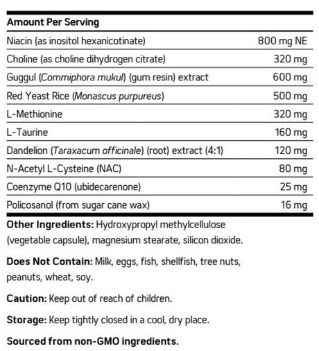 Lipid Factors 120 Veggie Caps