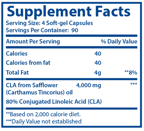 Optimal LipoLean CLA 360 Softgels