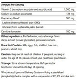 Liposomal Vitamin C 30 Servings Liquid