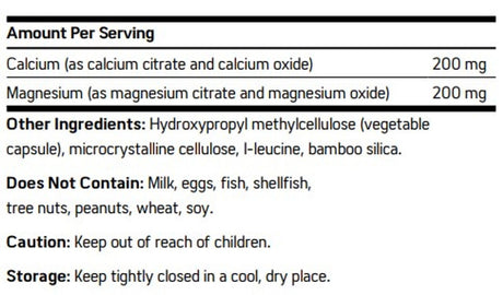 Mag-Cal Citrate 120 Veggie Caps