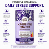 Magnesium Powder, Raspberry Lemon – 8 oz