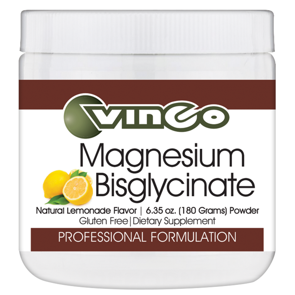 Magnesium Bisglycinate 6.35 oz (180 g) Powder Lemonade