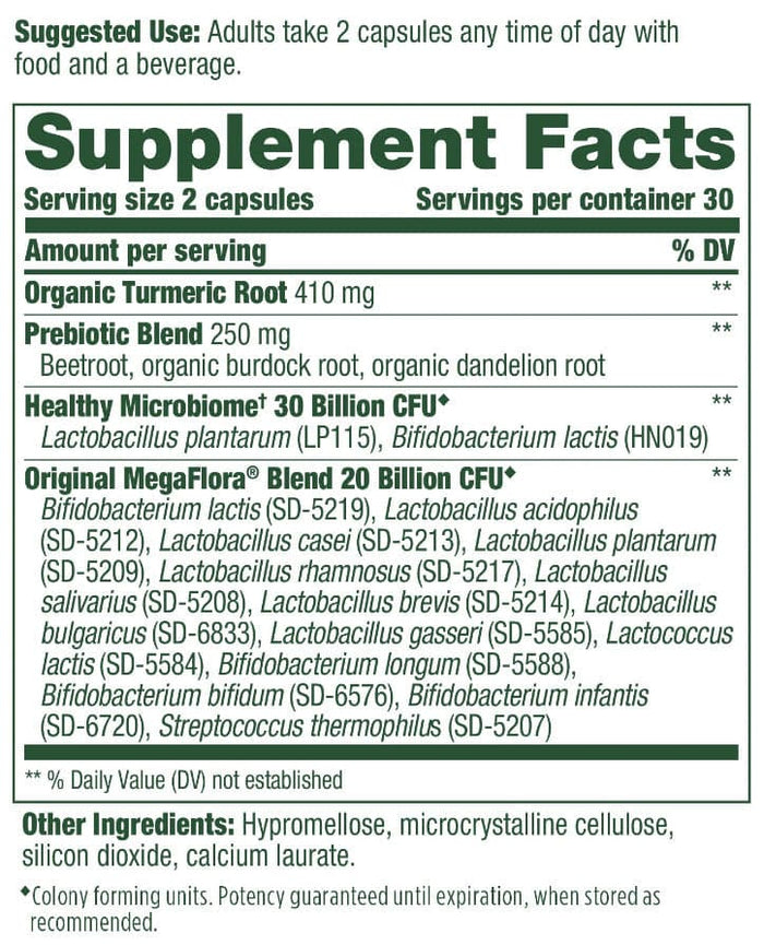 MegaFlora with Turmeric