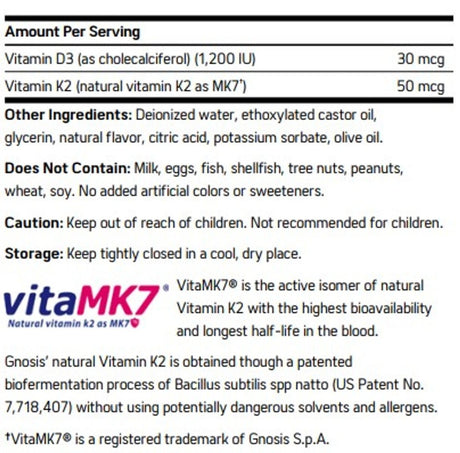 Micellized D3 + K2 1 Fl. Oz Liquid