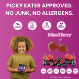 Family Gut Support Bundle – Kids + Adult Pre & Probiotic Gummies – Mixed Berry