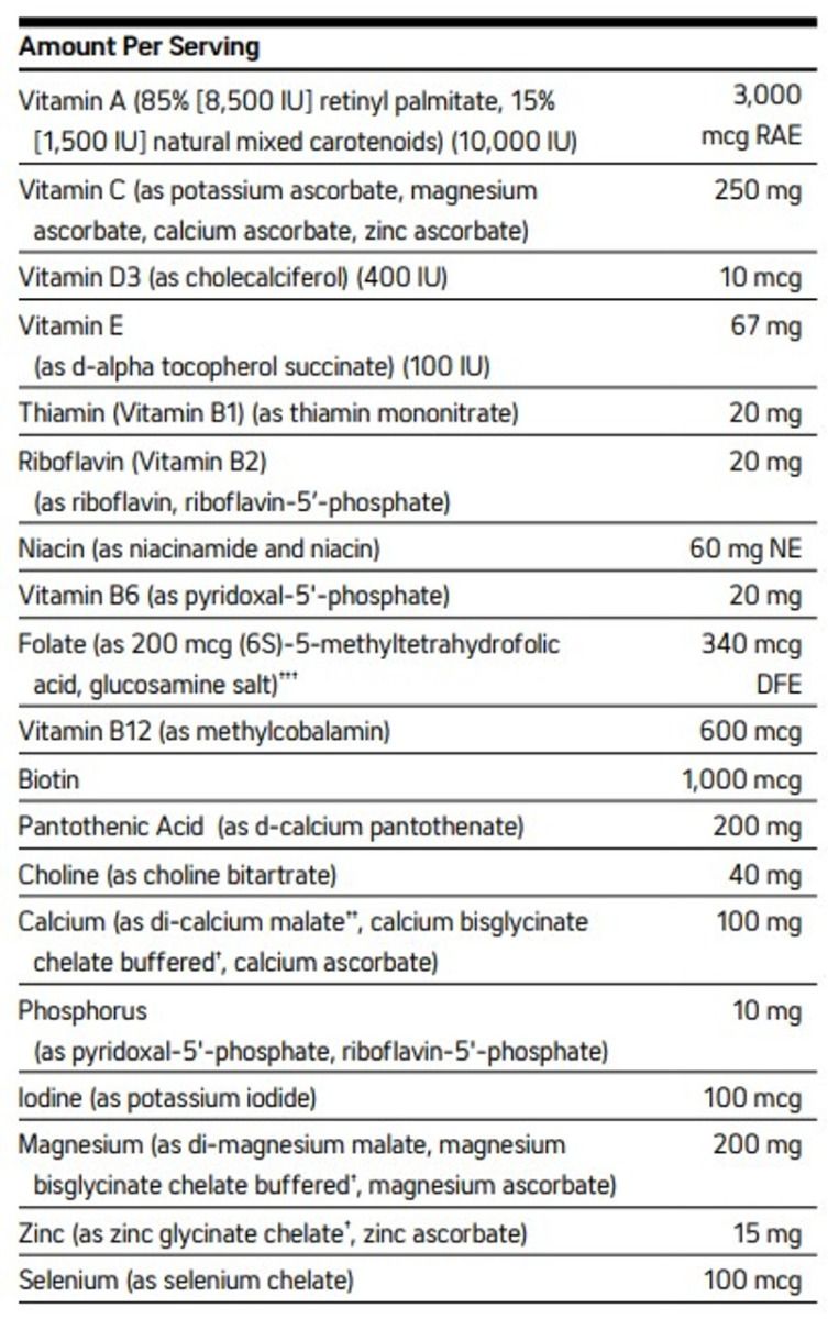 MultiMedica for Men 120Veggie Caps