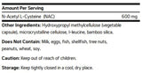 NAC (N-Acetyl Cysteine) 60 Veggie Caps