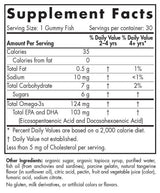 Nordic Omega-3 Gummy Fish 30 Gummies Tangerine