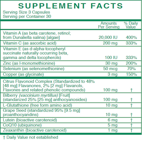 Ocular Formula 90 Capsules