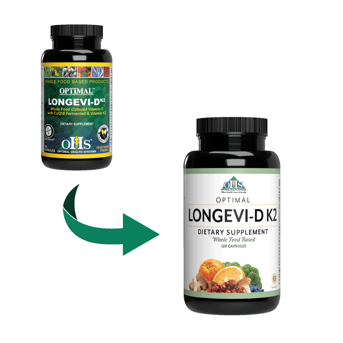 Optimal Longevi-D K2 120 Capsules