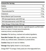 Omega 950 TG Softgels