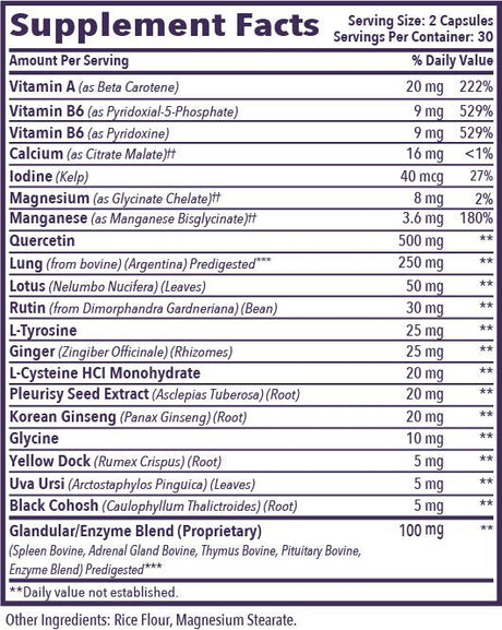 Opti-Lung 60 Capsules